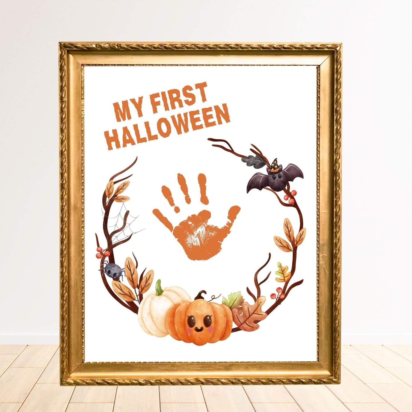 Printable My First Halloween Handprint Craft