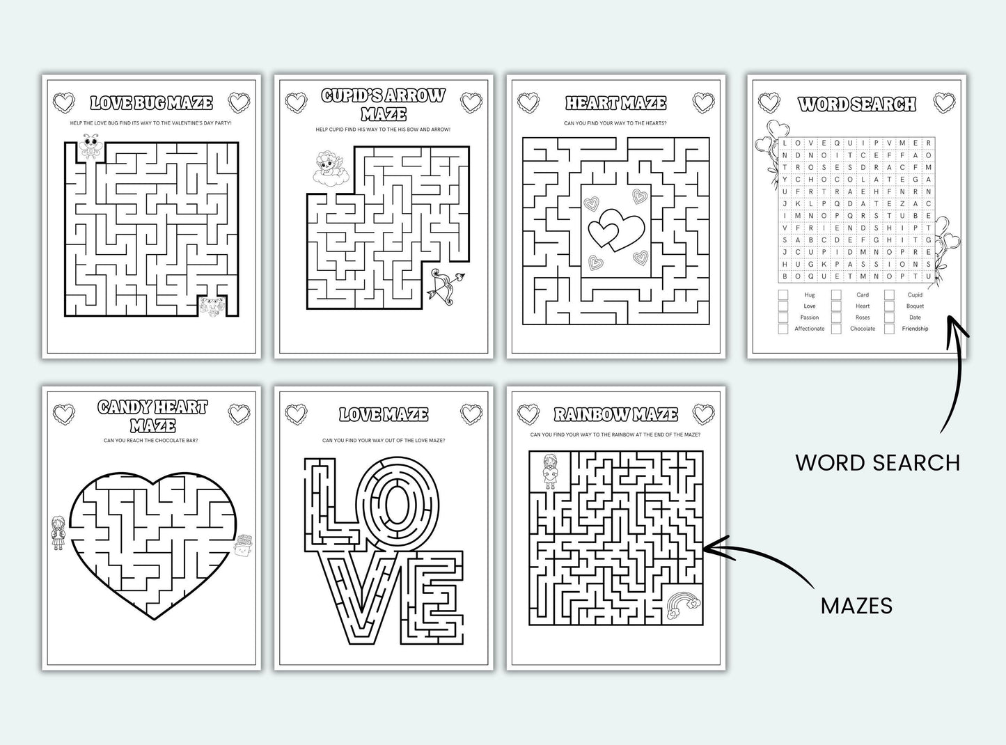 Valentines Day Activity Bundle