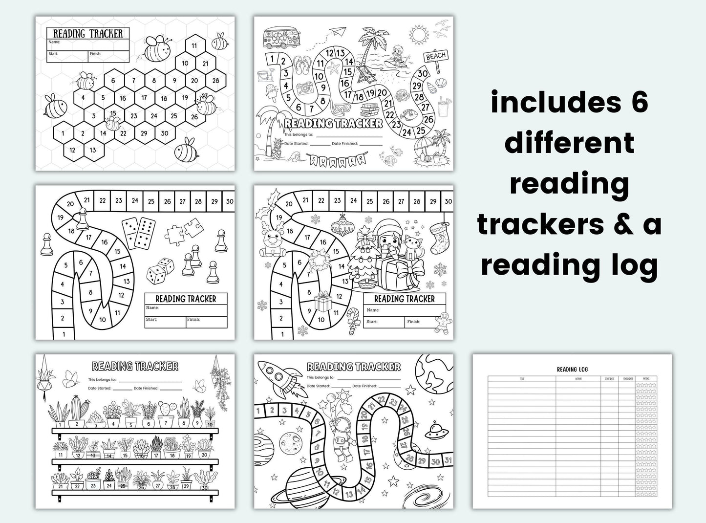 Reading Trackers For Kids