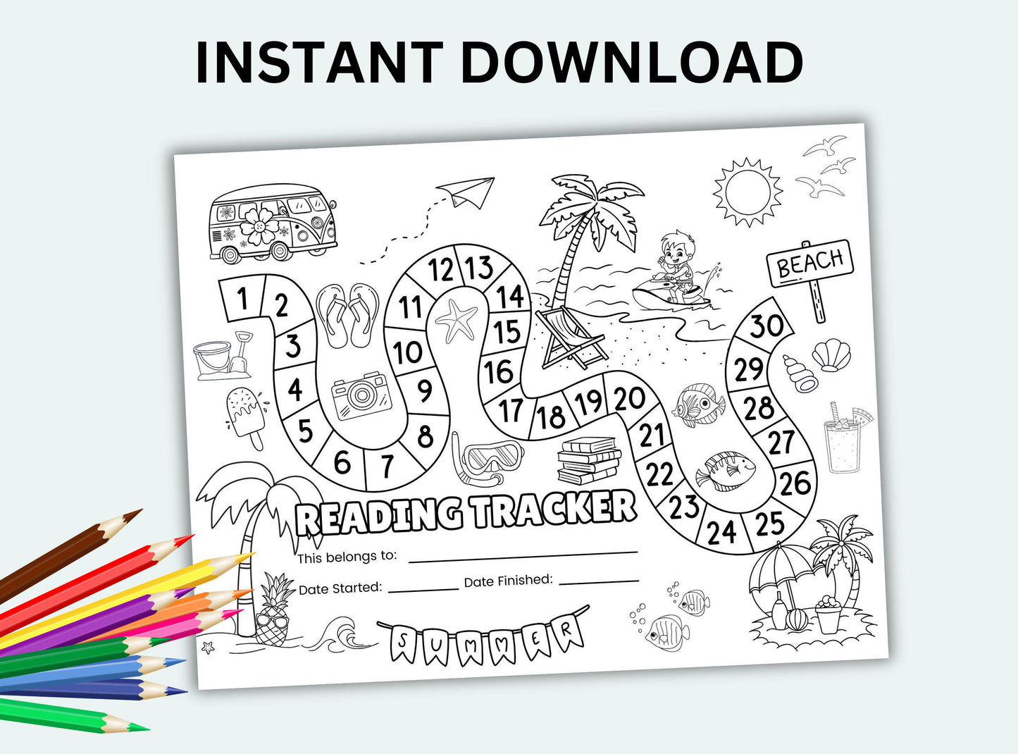 Summer Reading Challenge Tracker