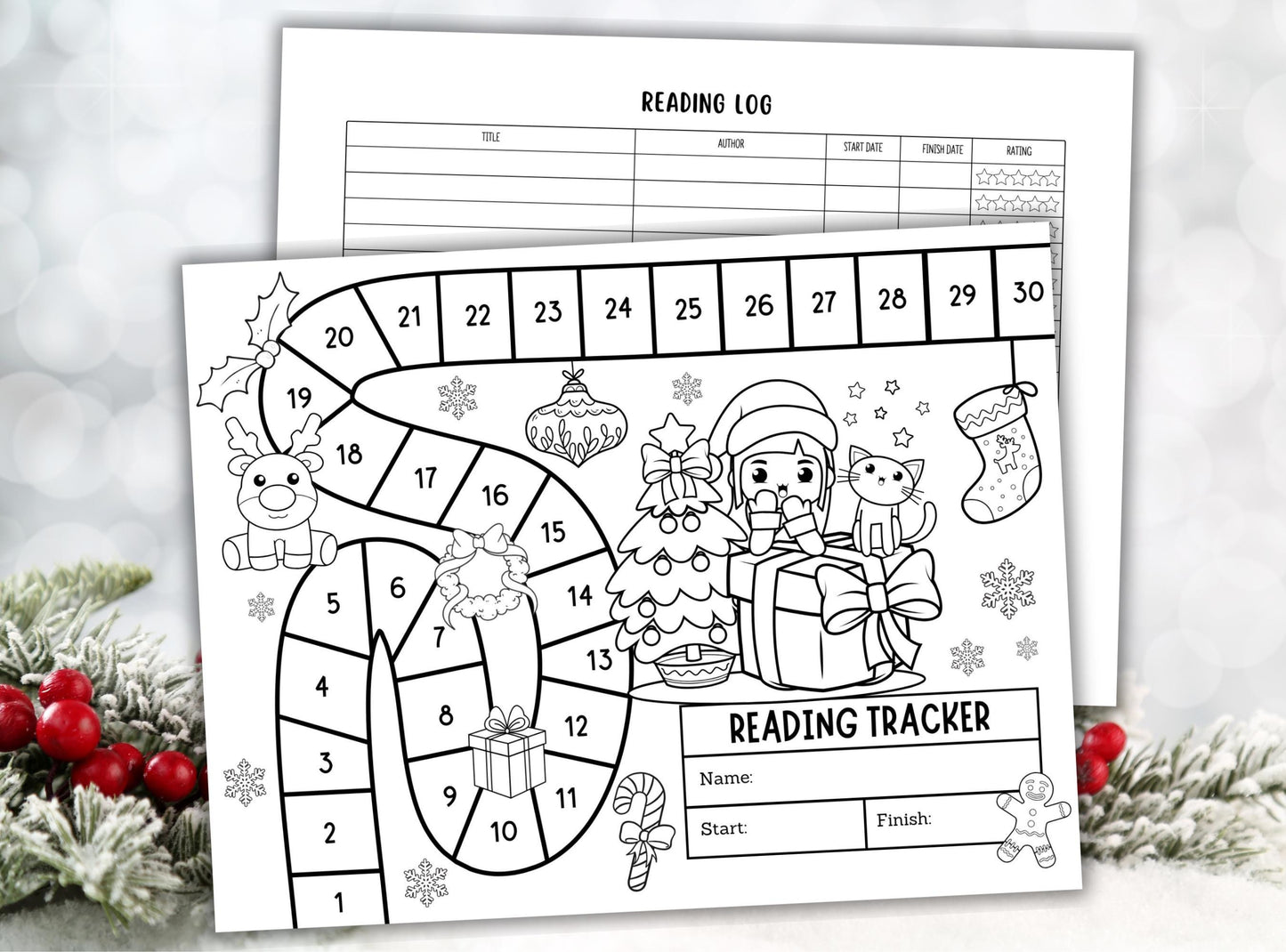 Winter Reading Tracker