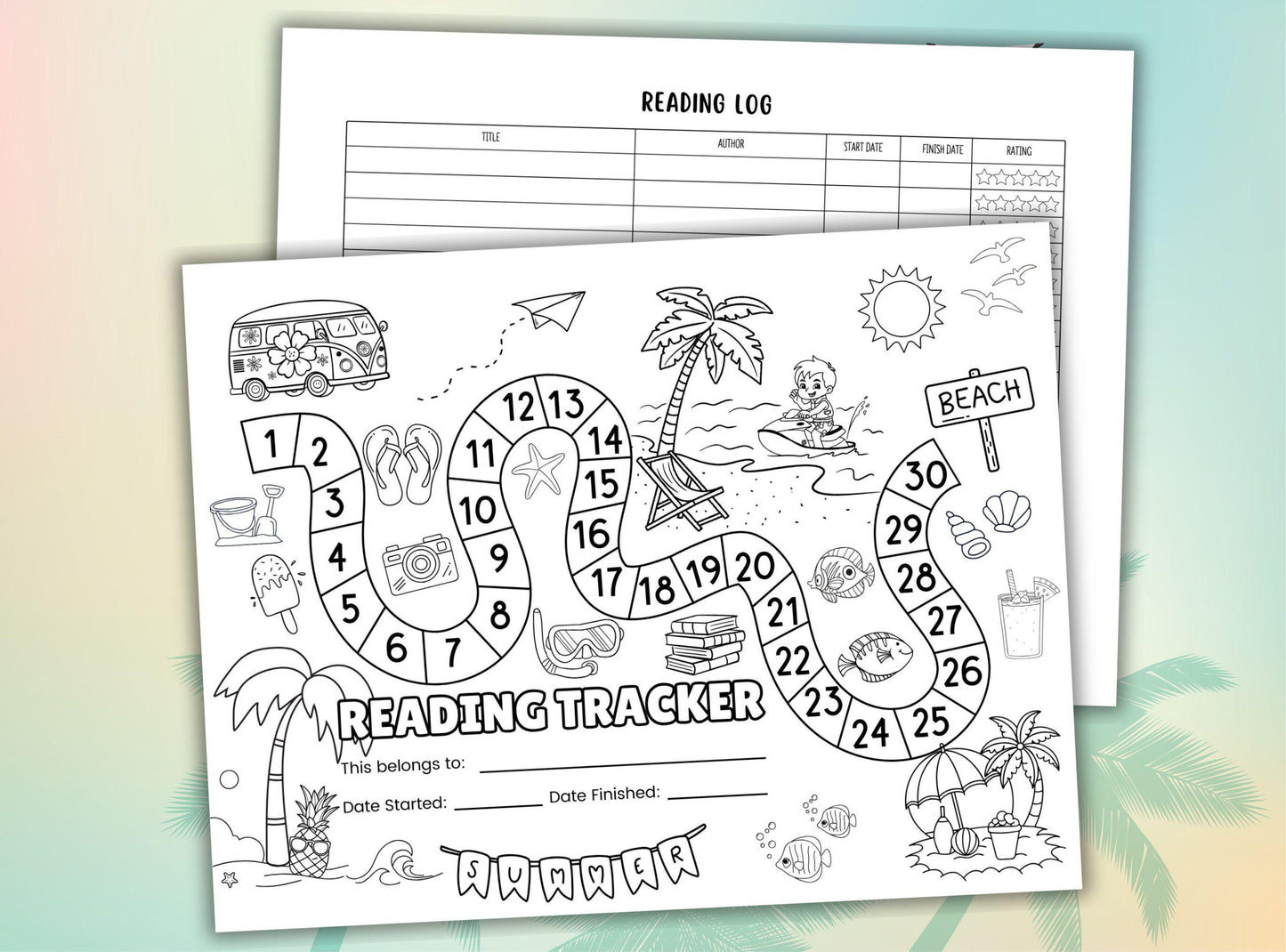 Summer Reading Challenge Tracker