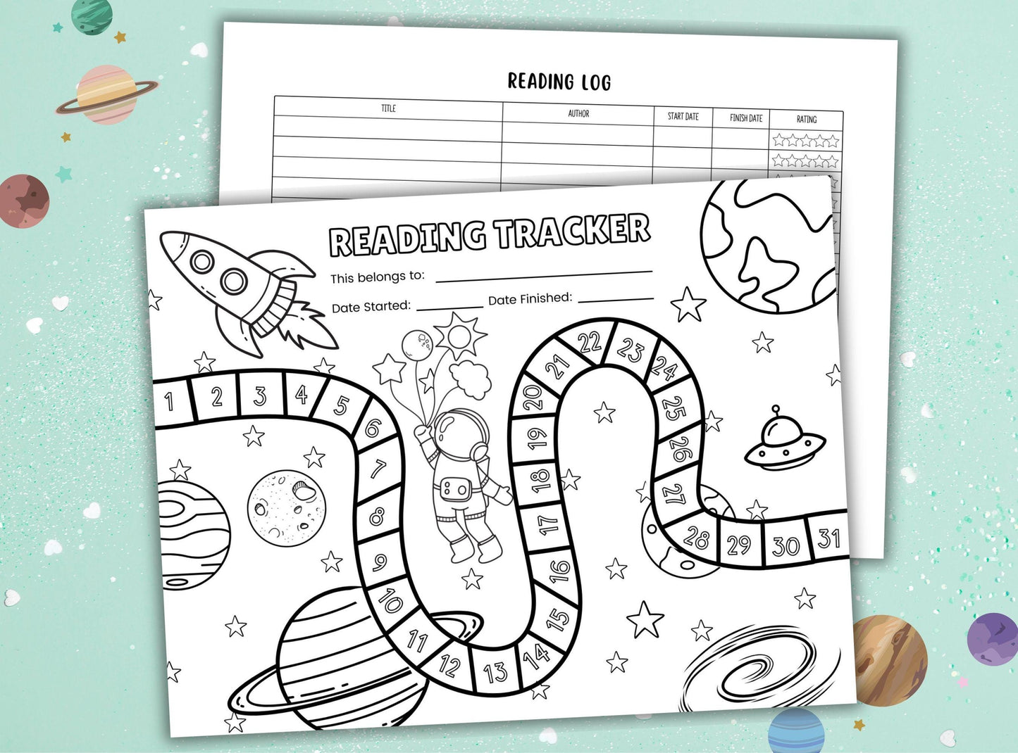 Space Reading Challenge Tracker