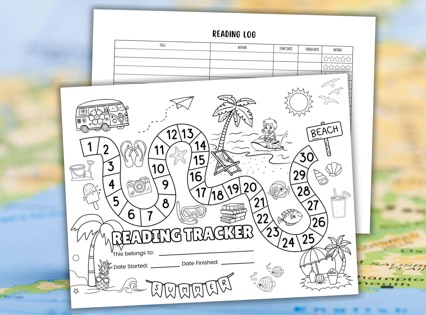Summer Reading Challenge Tracker