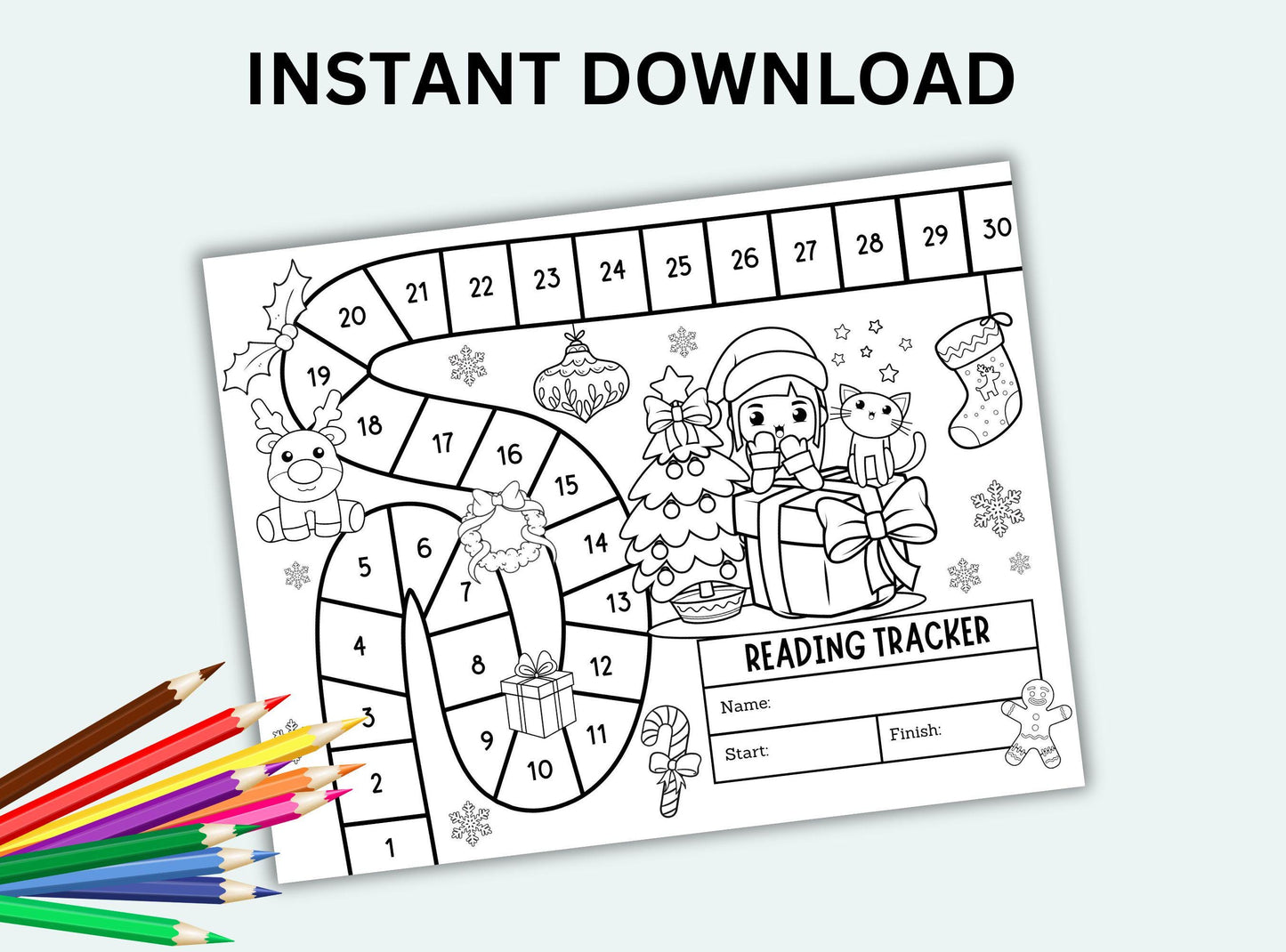 Winter Reading Tracker