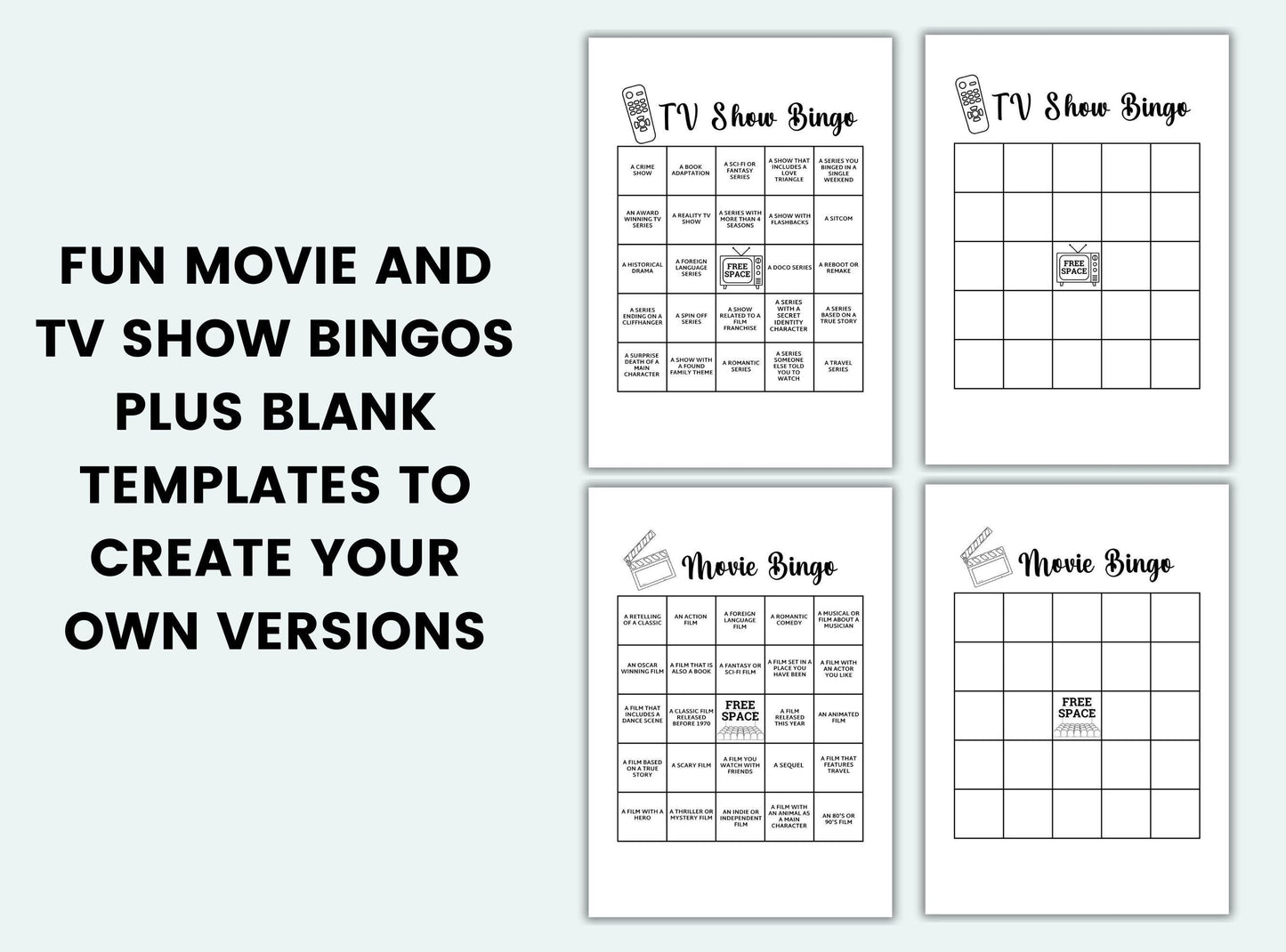 Movie Journal Bundle