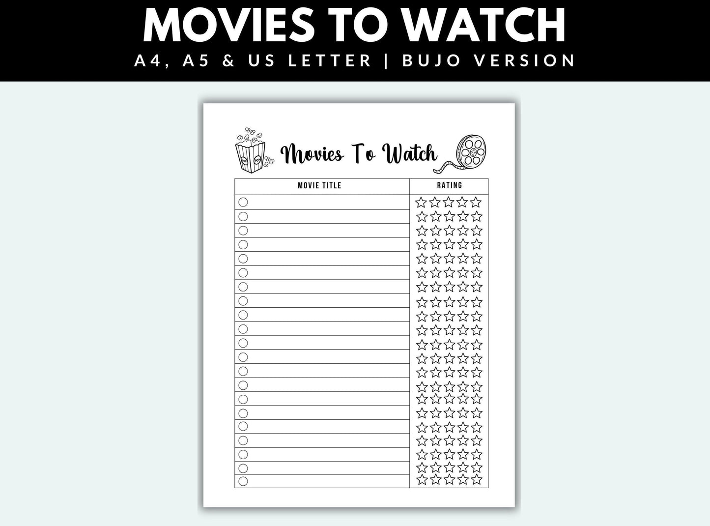 Movies to watch movie tracker