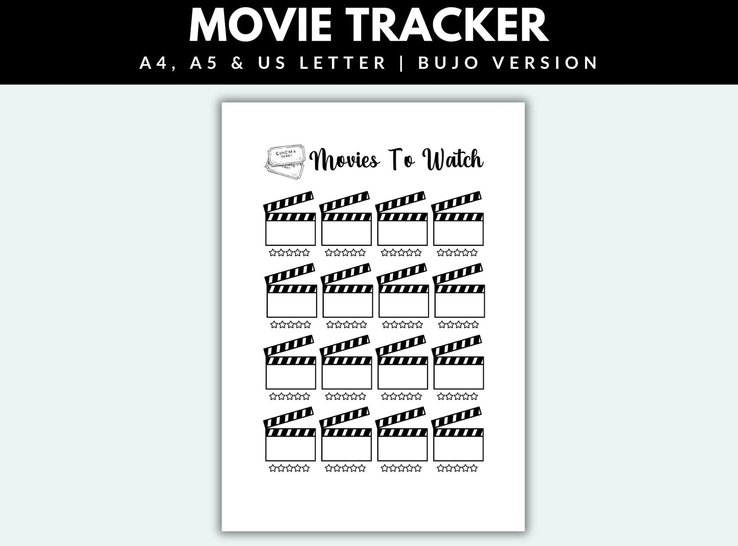 Movies To Watch Tracker