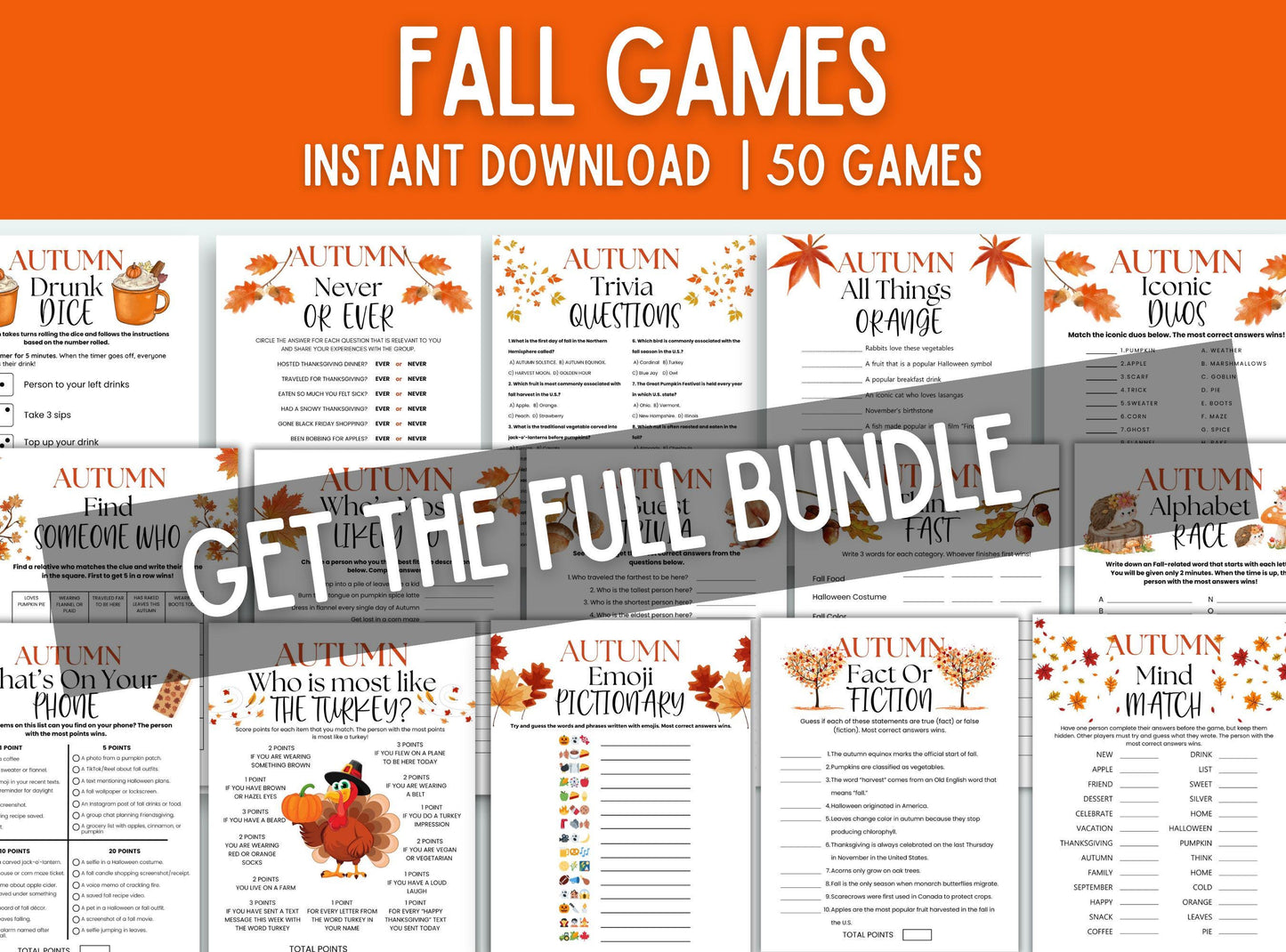 Fall Trivia Game