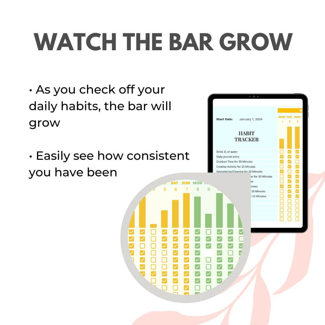 Simple Habit Tracker Spreadsheet
