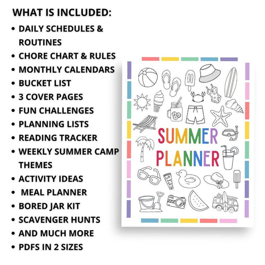 Printable The Ultimate Summer Planner