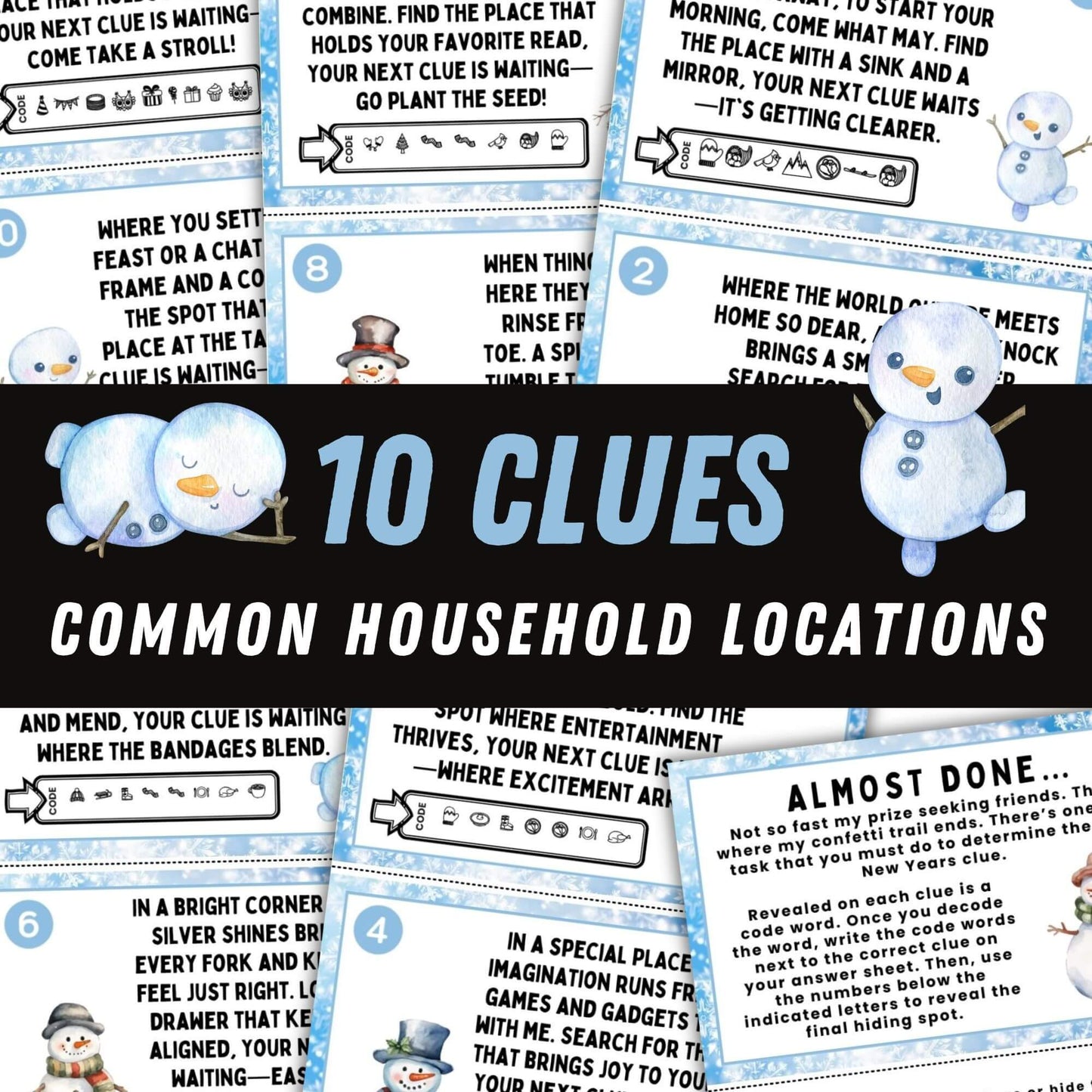 Printable Winter Scavenger Hunt