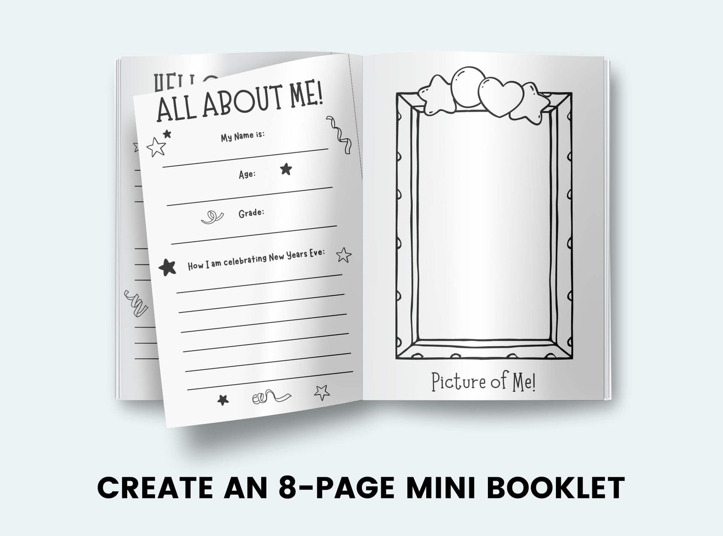 Printable My Year In Review Booklet