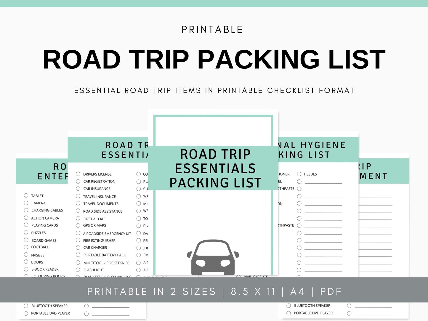 Family Road Trip Packing List - Simplify Create Inspire
