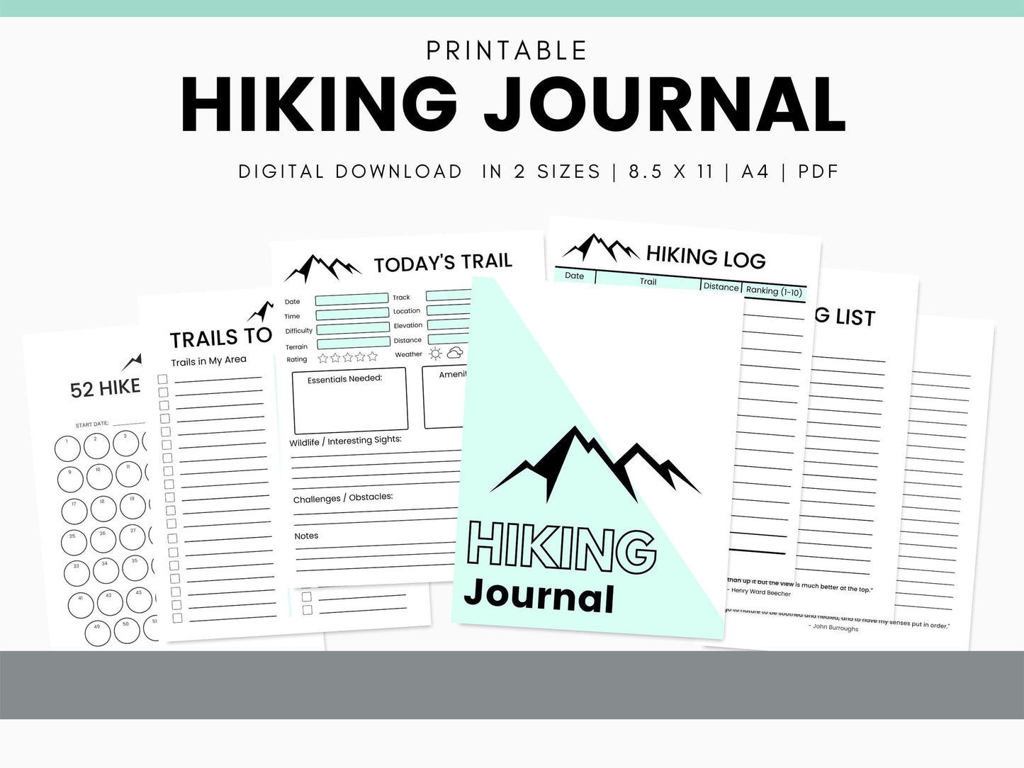 Hiking Journal - Simplify Create Inspire