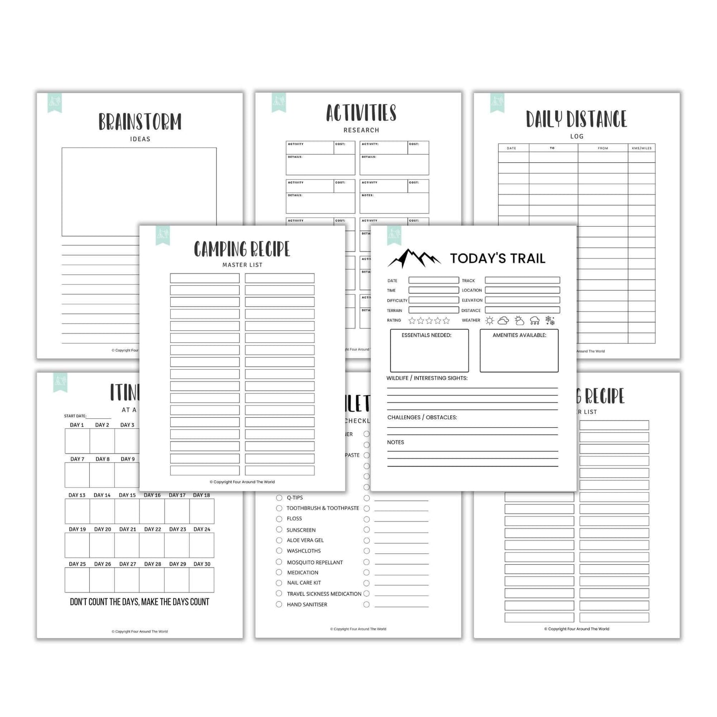 Camping Trip Planner - Simplify Create Inspire