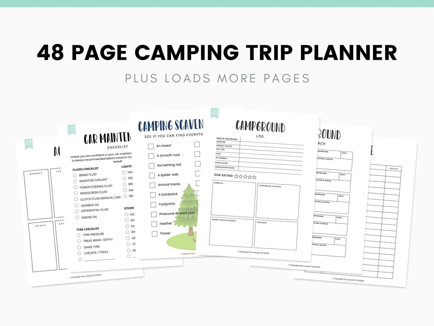 Camping Trip Planner - Simplify Create Inspire