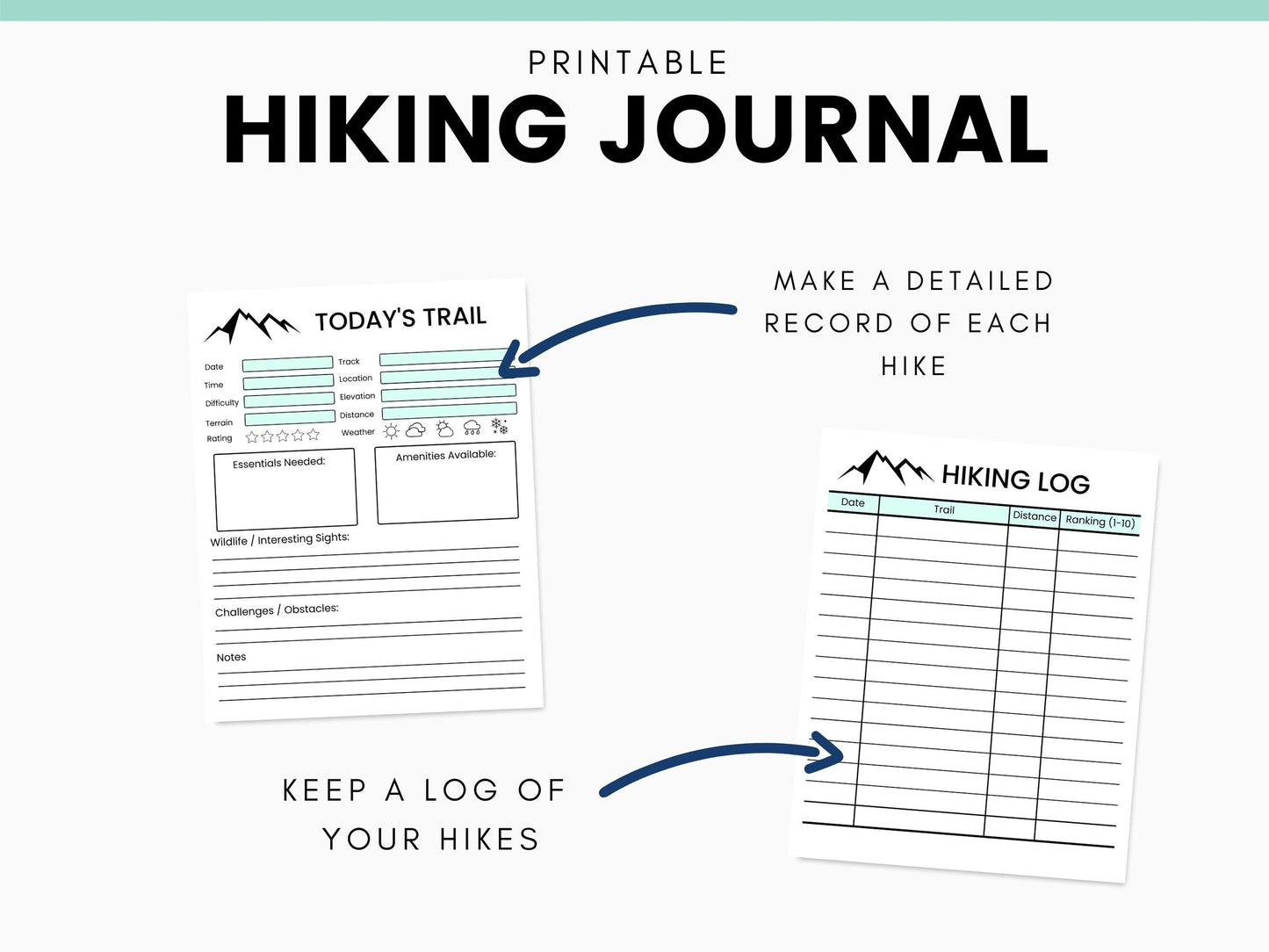 Hiking Journal - Simplify Create Inspire
