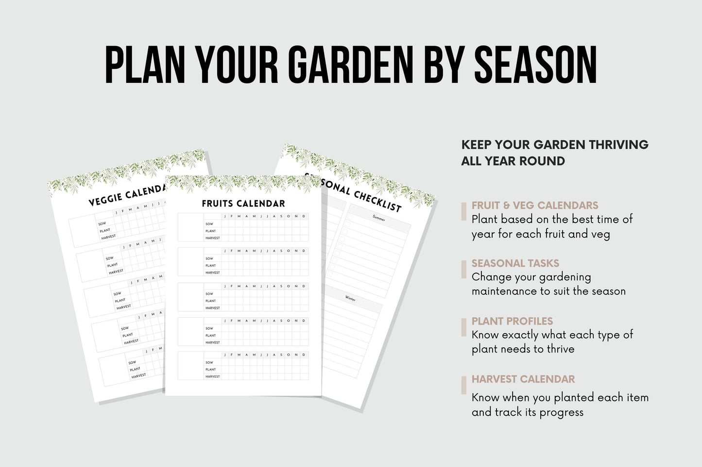 Gardening Planner - Simplify Create Inspire