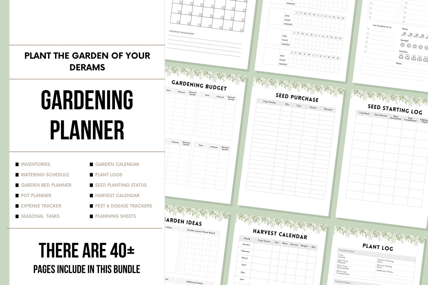 Gardening Planner - Simplify Create Inspire