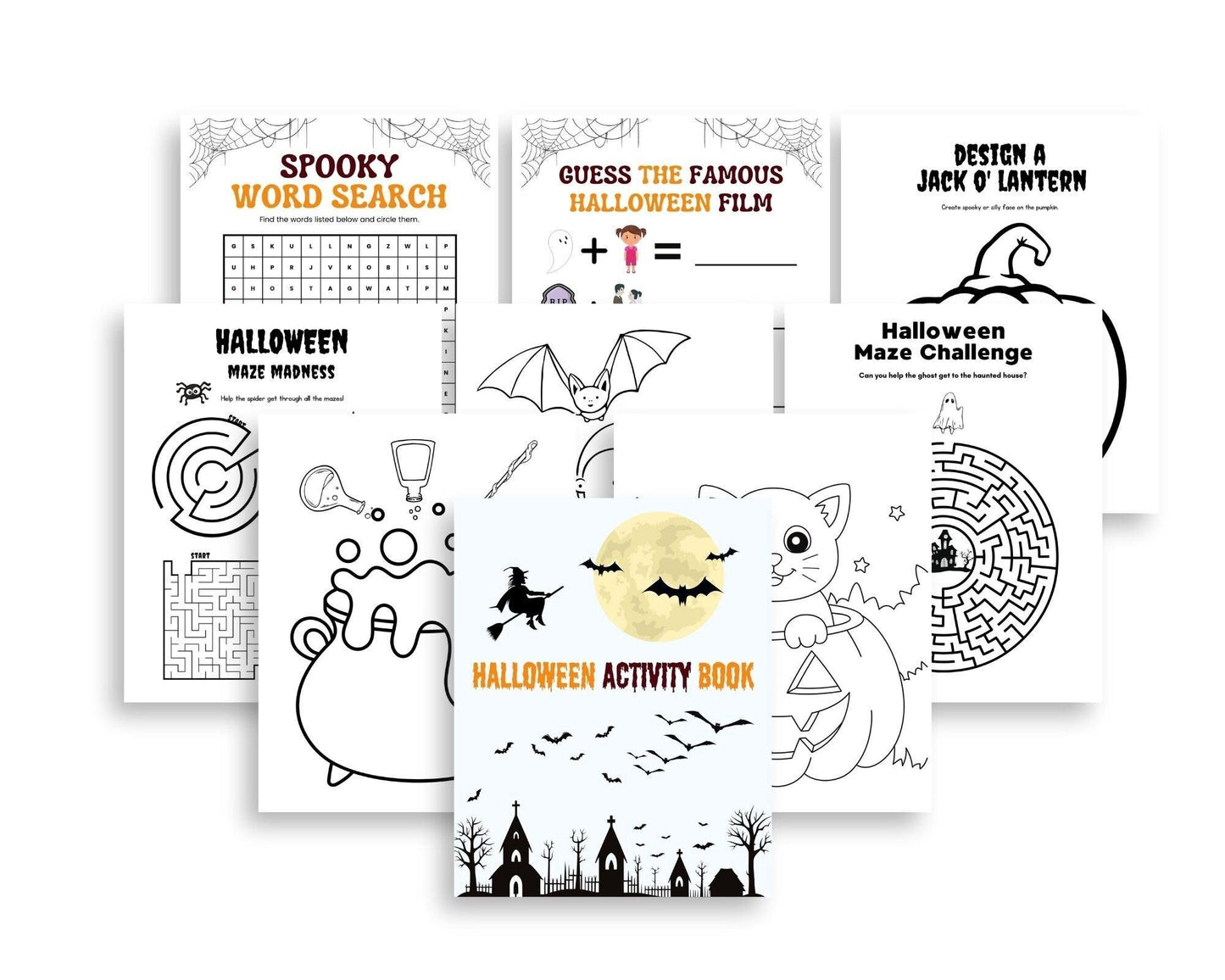 Halloween Activity Book - Simplify Create Inspire