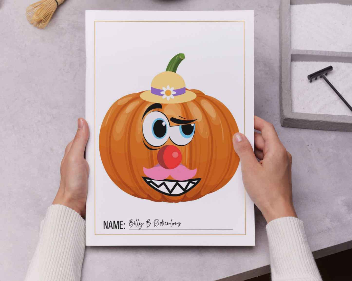 Halloween Roll A Wacky Jack O' Lantern Dice Game - Simplify Create Inspire