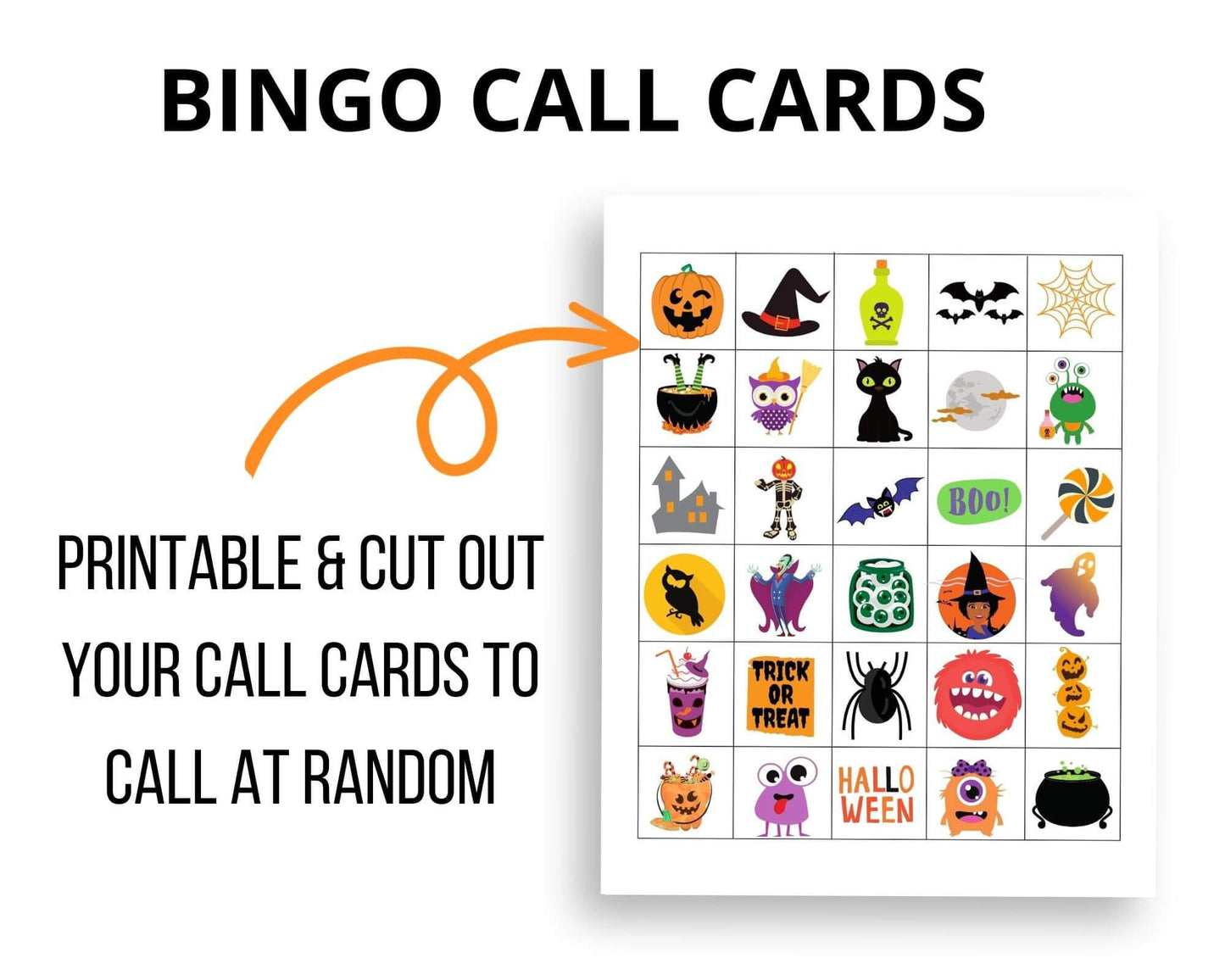 Halloween Bingo Game - Simplify Create Inspire