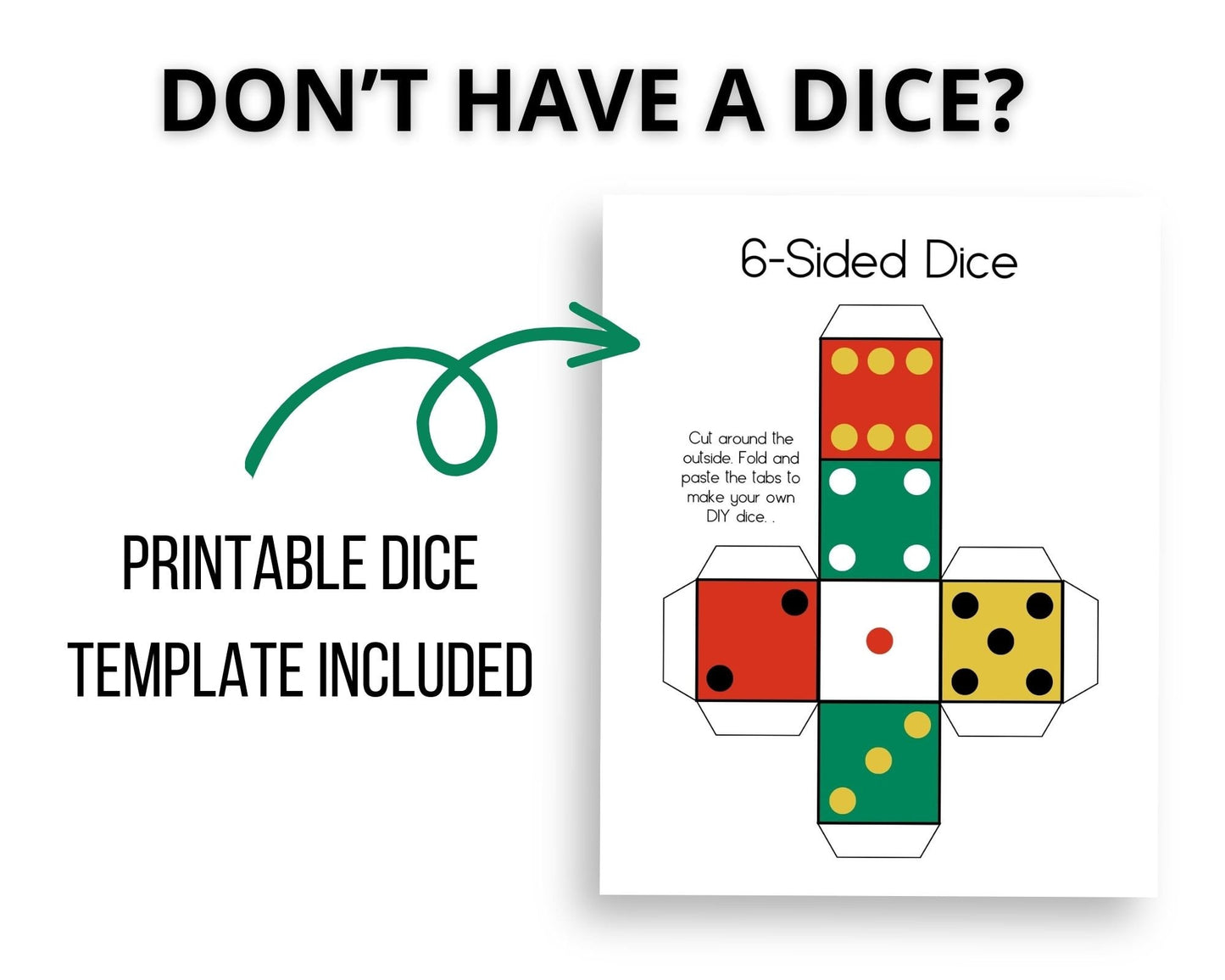 Christmas Roll A Tree Dice Game - Simplify Create Inspire