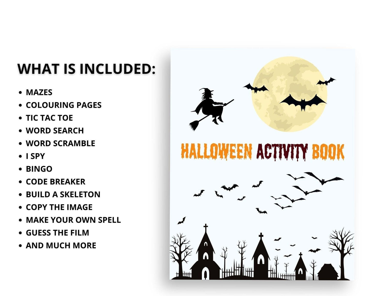 Halloween Activity Book - Simplify Create Inspire