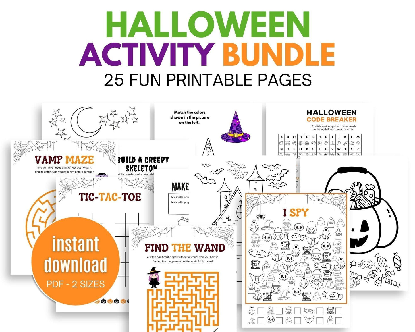 Halloween Activity Book - Simplify Create Inspire