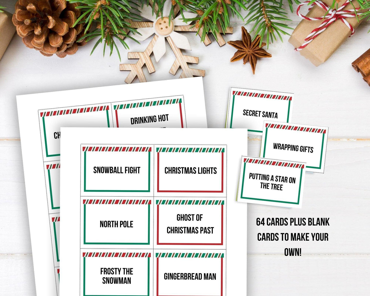 Christmas Charades Cards - Simplify Create Inspire