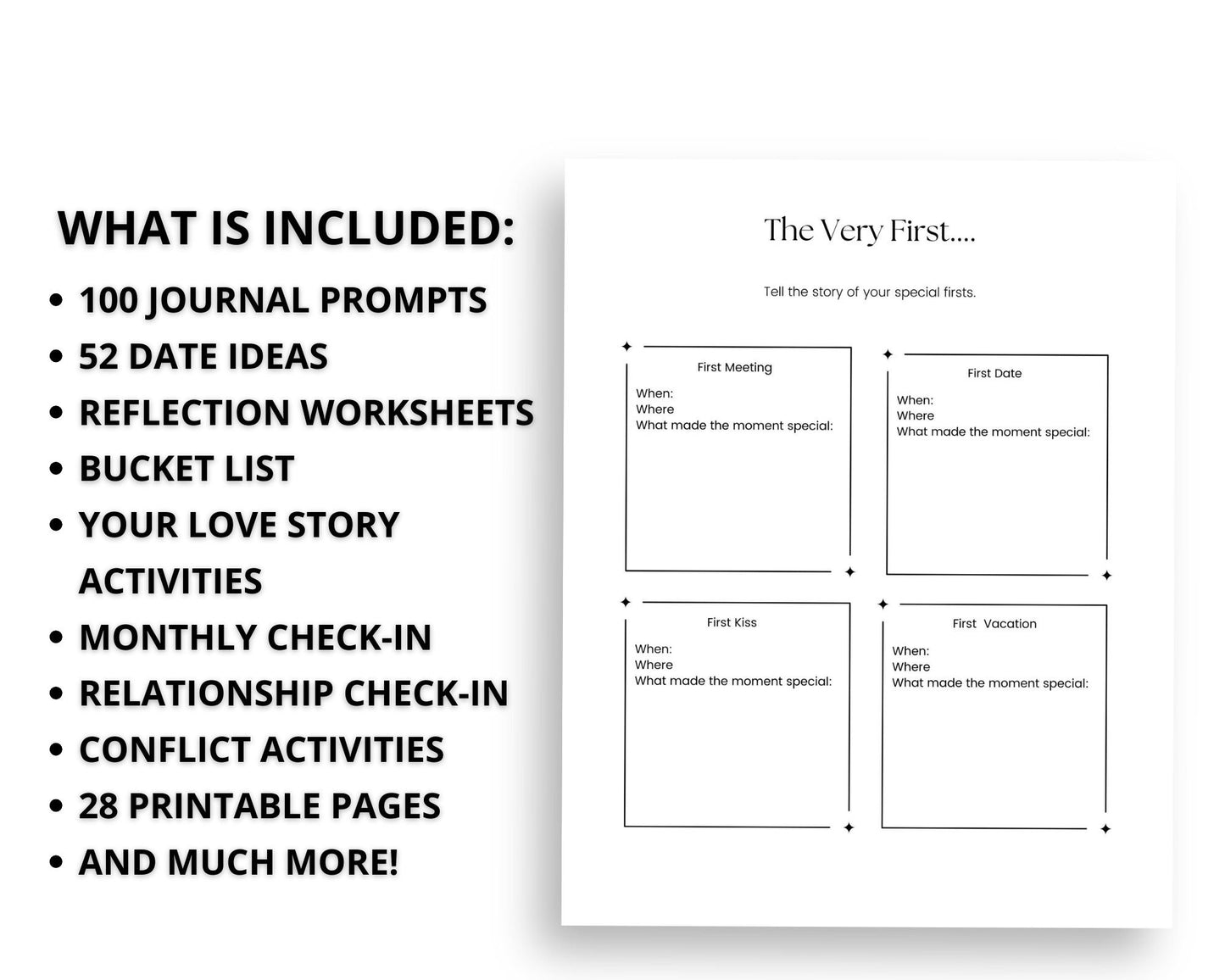 Couple Journal - Simplify Create Inspire