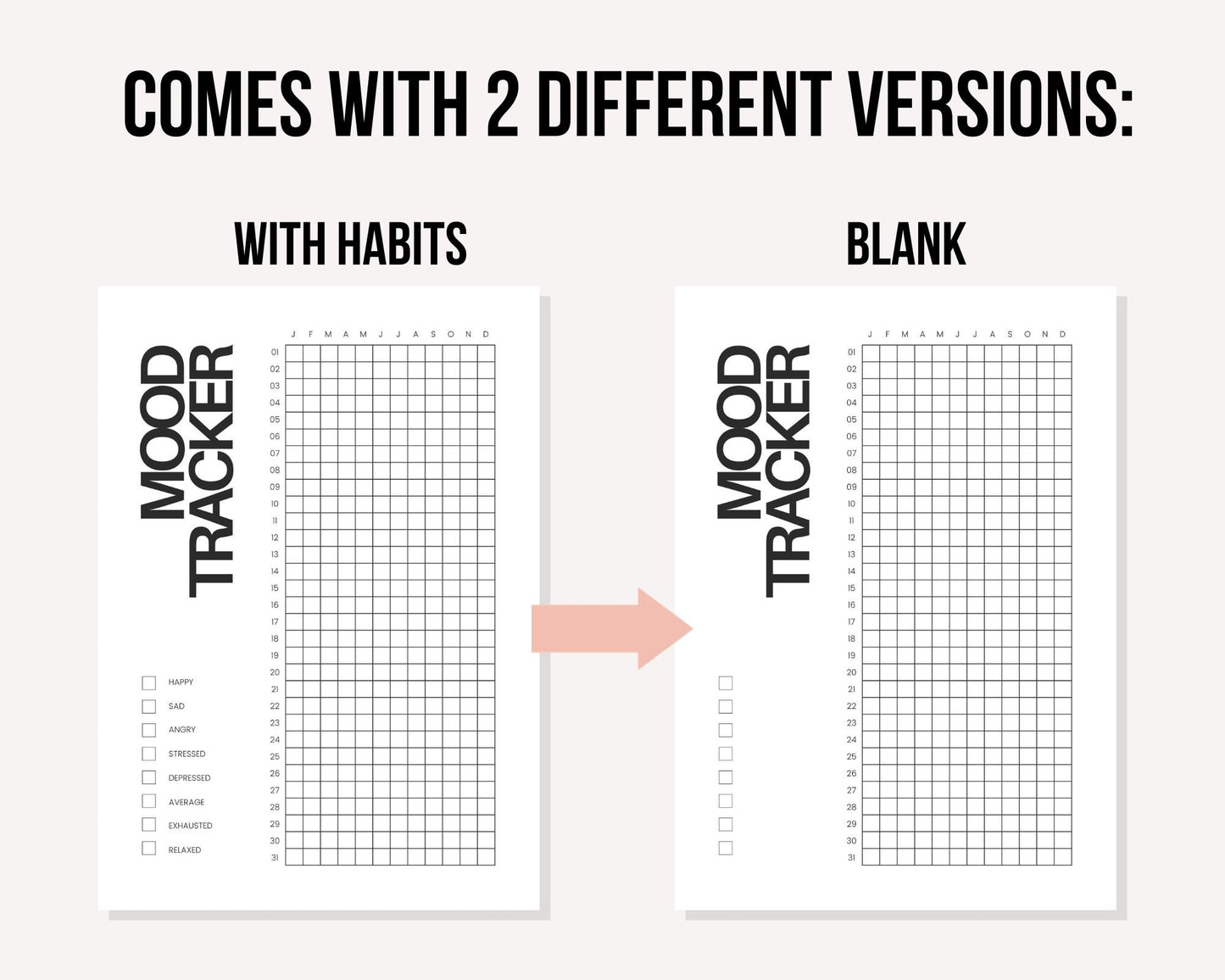 Habit Tracker Bundle - Simplify Create Inspire
