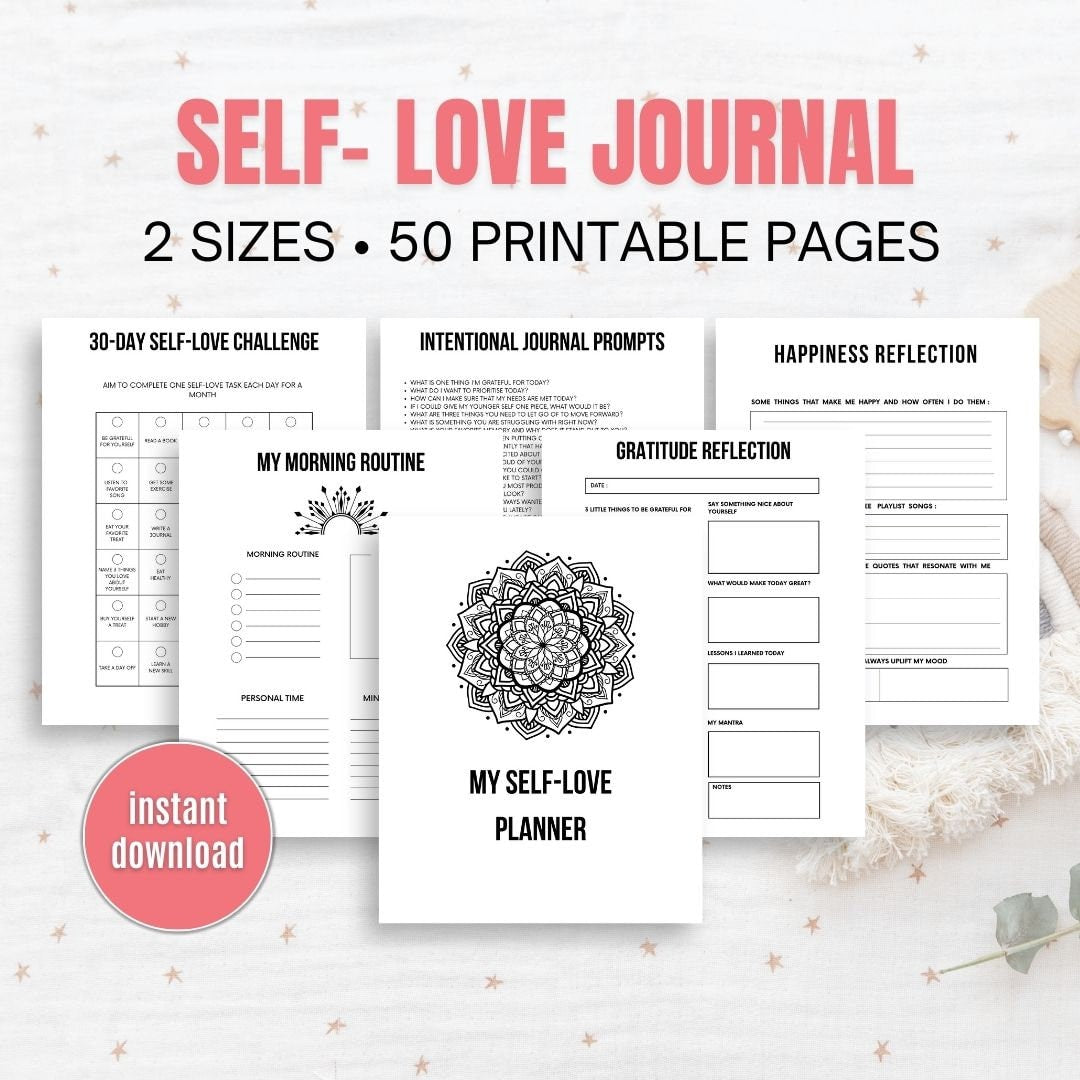 Self-Love Journal - Simplify Create Inspire