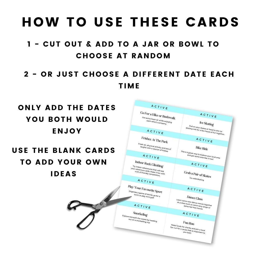 Date Night Cards - Make Your Own Date Jar - Simplify Create Inspire
