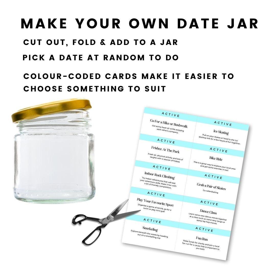 Date Night Cards - Make Your Own Date Jar - Simplify Create Inspire