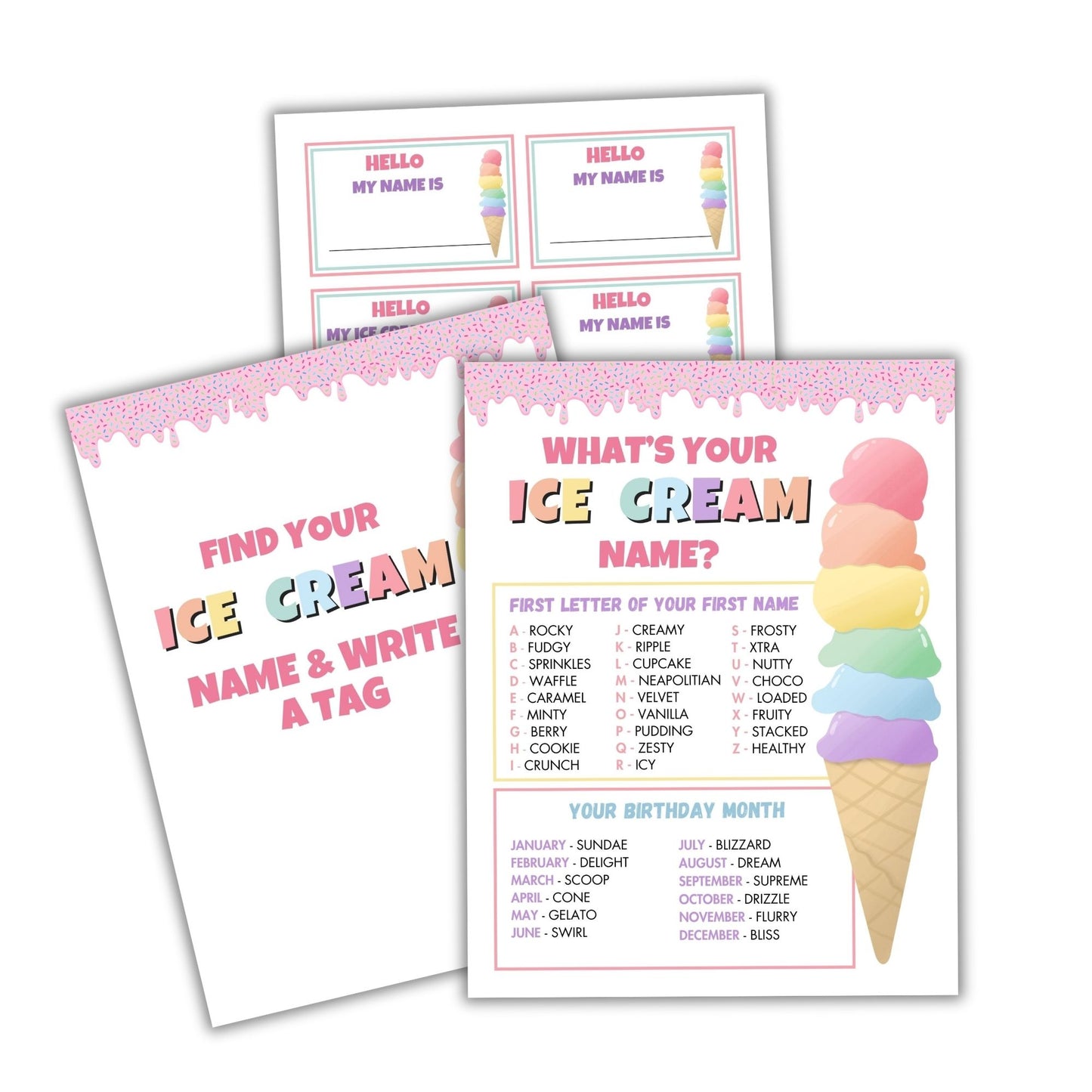 What's Your Ice Cream Name