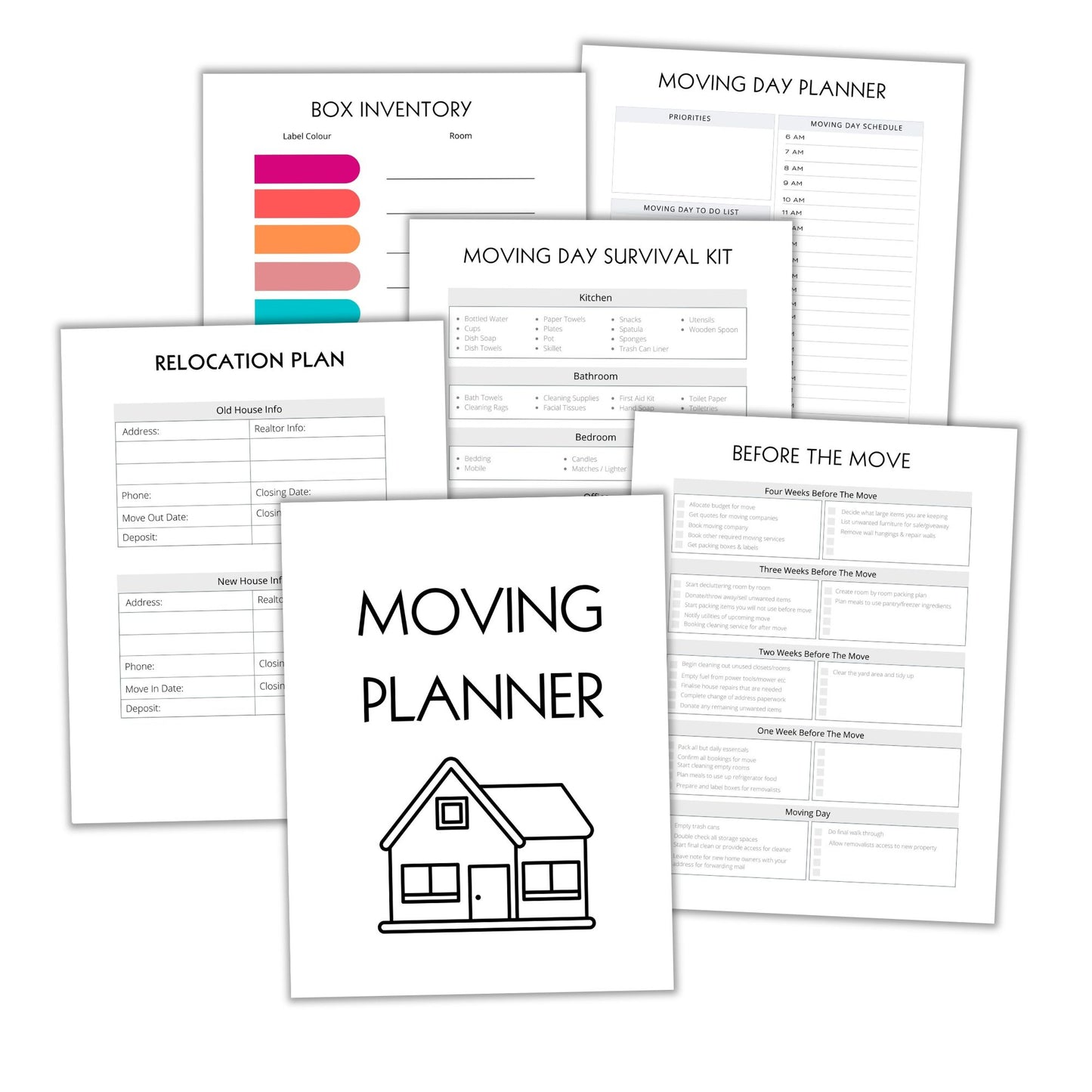 Moving House Planner - Simplify Create Inspire