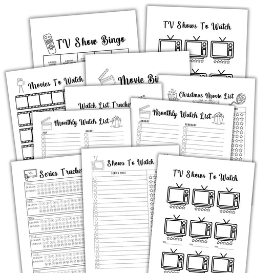 Movie Journal Bundle