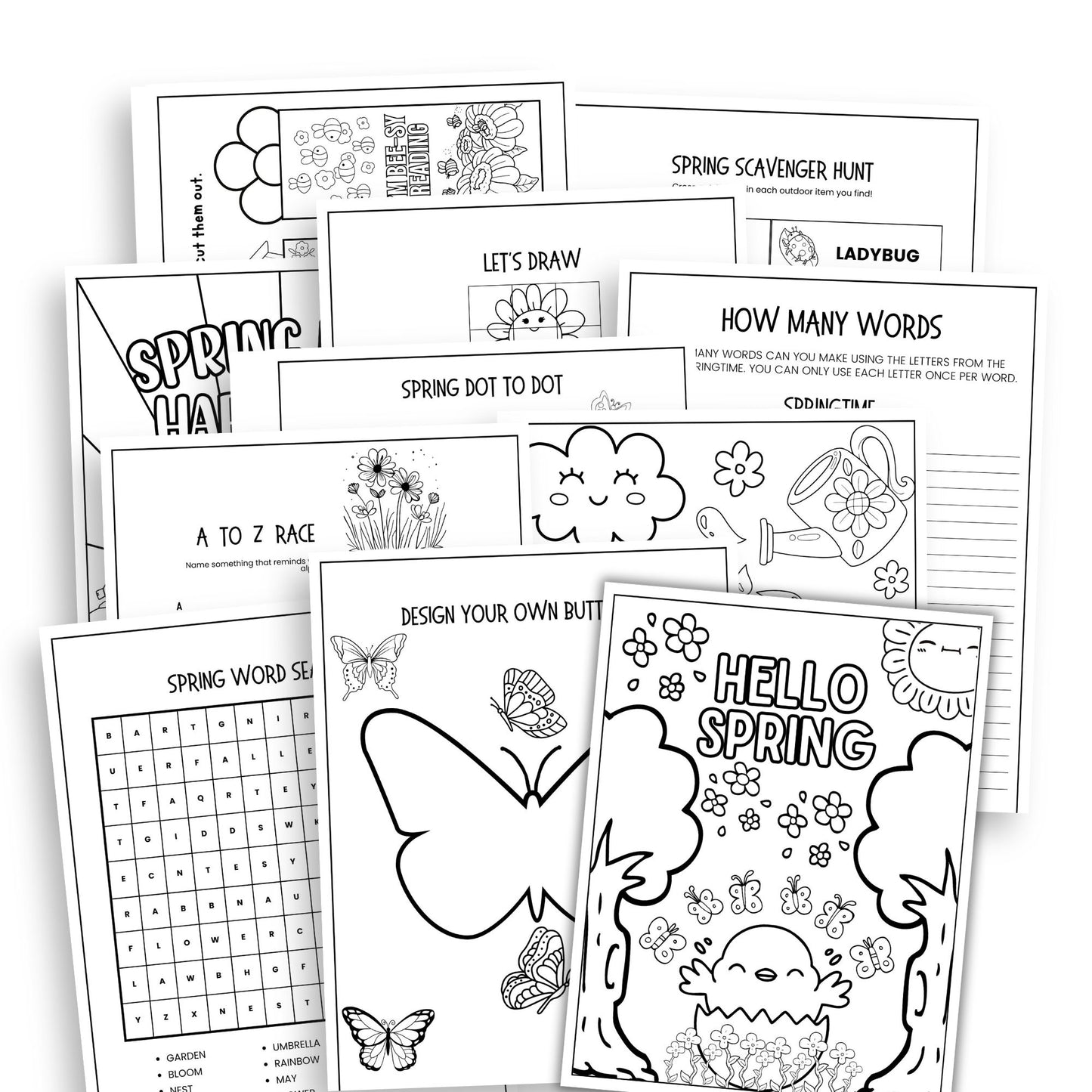 Spring Activity Book