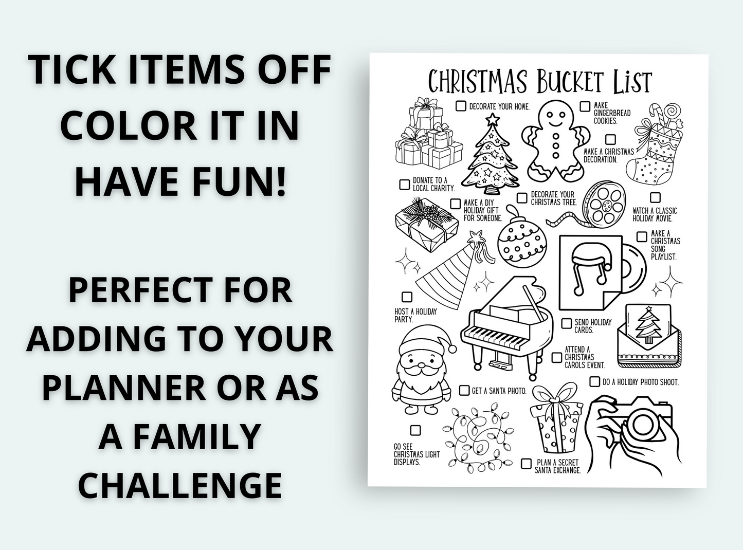 Christmas Bucket List