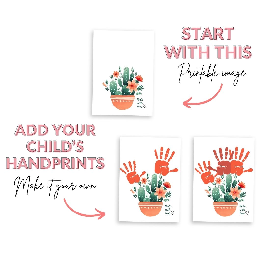 Mother's Day Handprint Art Bundle