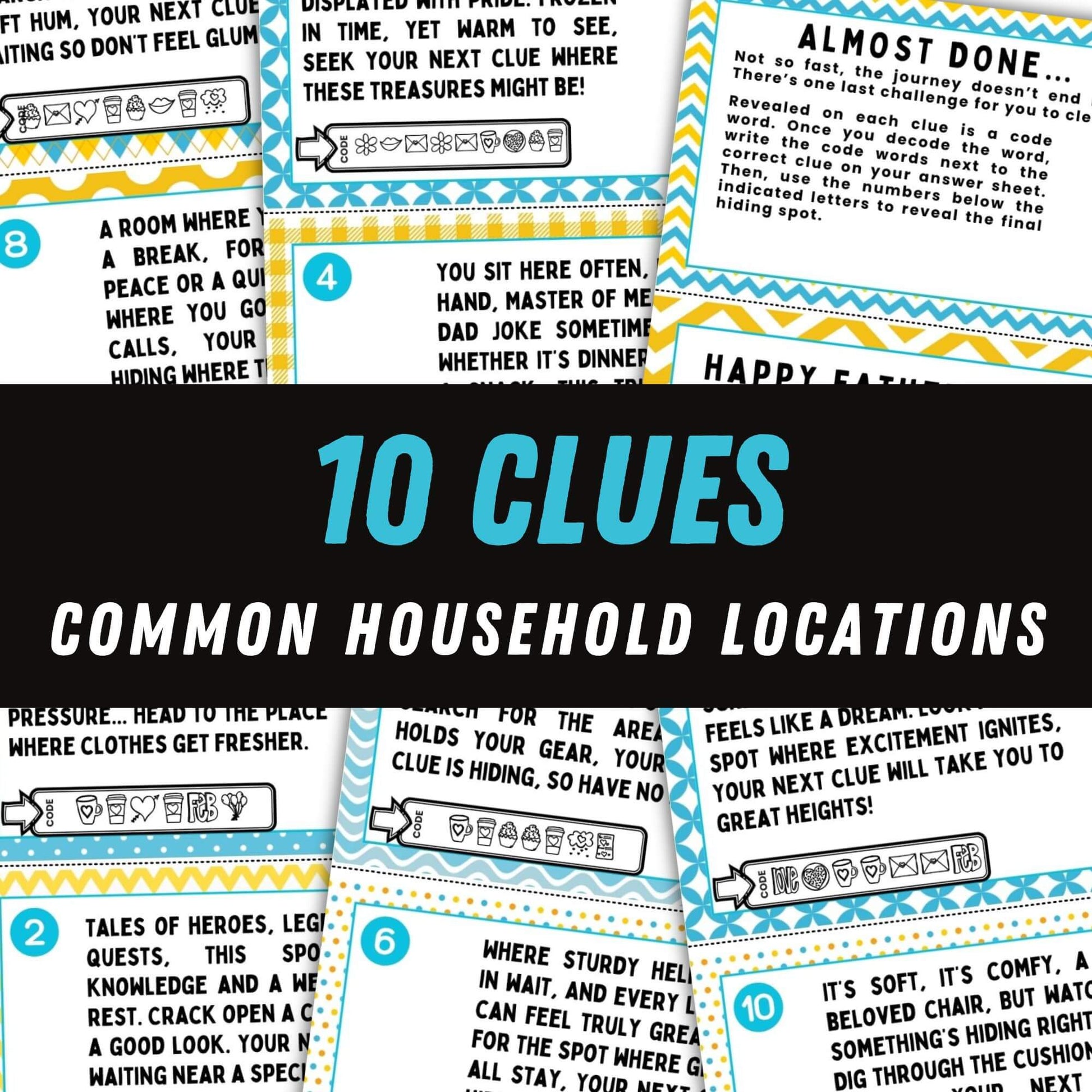 Father's day scavenger hunt.