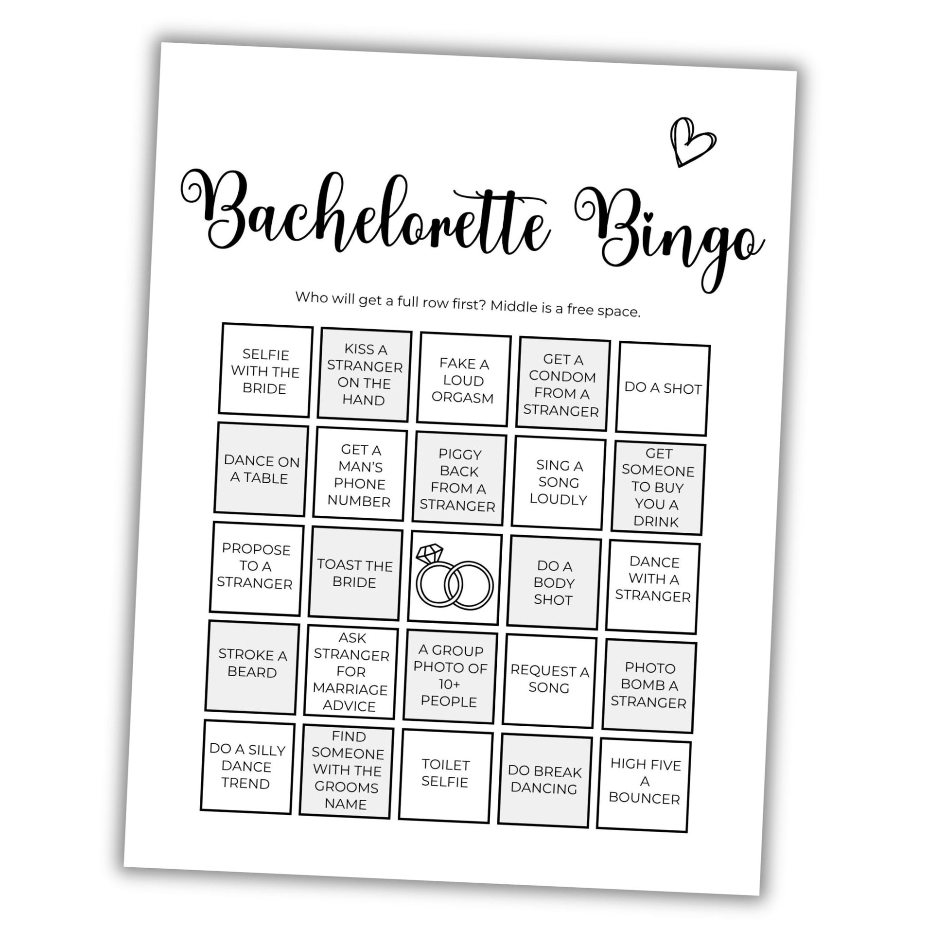 bachelorette bingo game