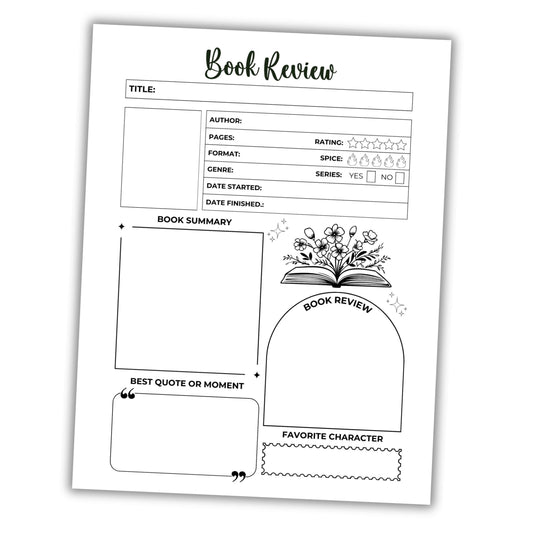 Book Review Template