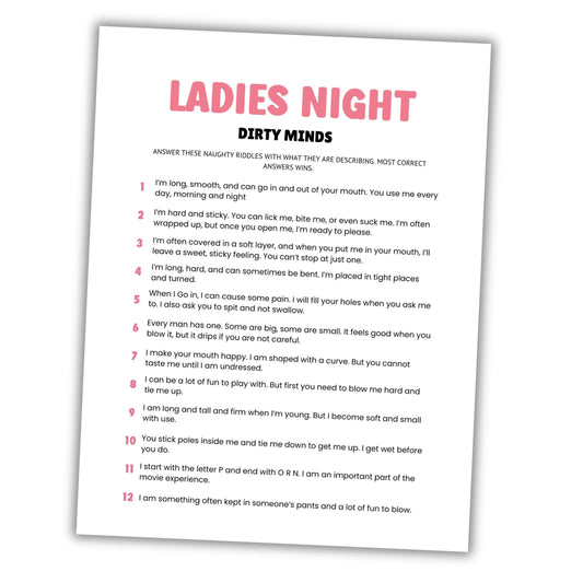 Dirty Minds Game