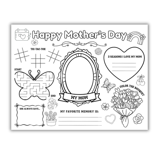Mothers Day Activity Placemat