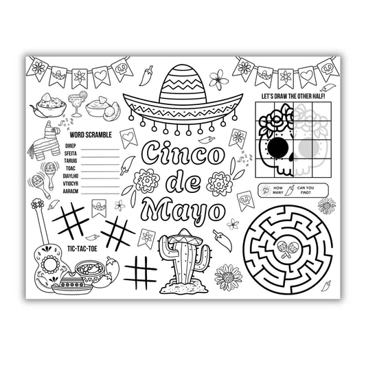 Cinco De Mayo Activity Placemat