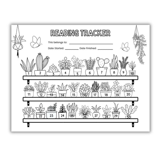 Plant Reading Challenge Tracker