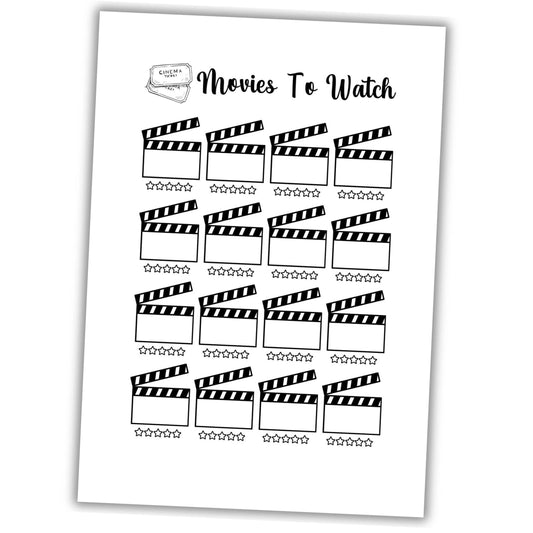 Movies To Watch Tracker